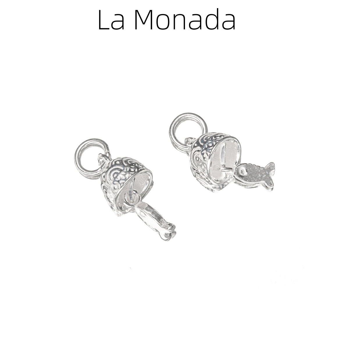 Jewelry Making In La - تعليقة جرس من الفضة الاسترلينية عيار