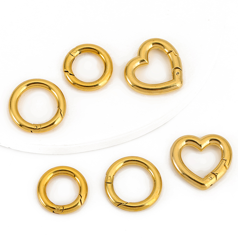 Jewelry Making Rings - 2 قطعة المشابك الفولاذ المقاوم للصدأ