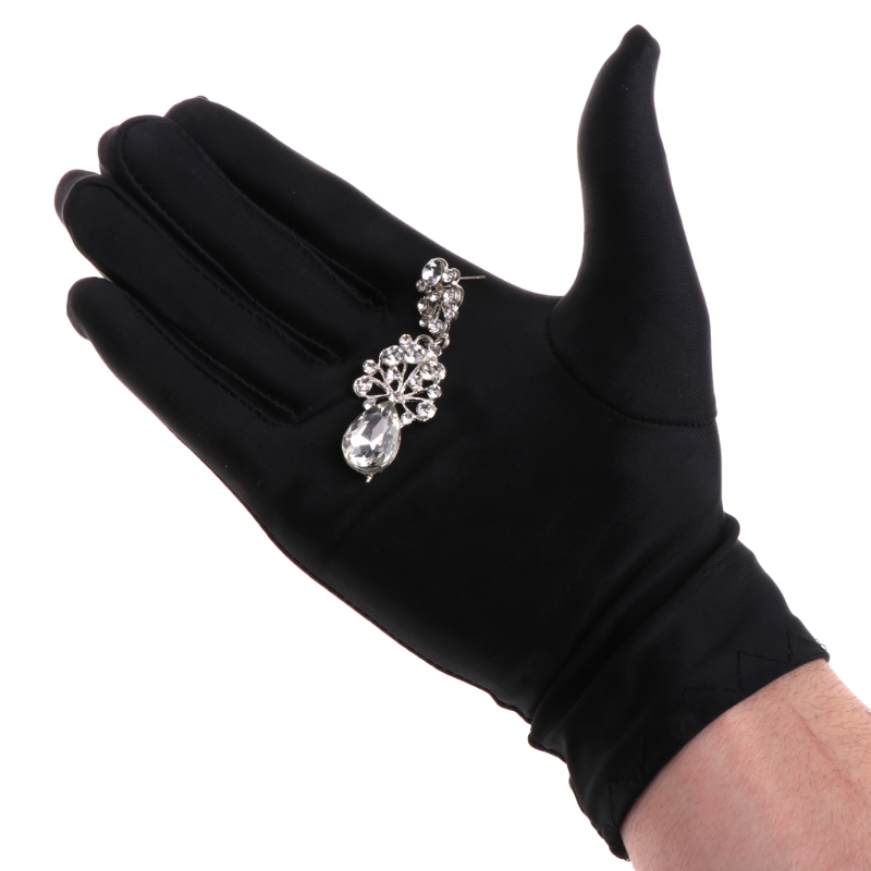 Jewelry Making Gloves - جافا ريك 1 زوج التفتيش الأسود