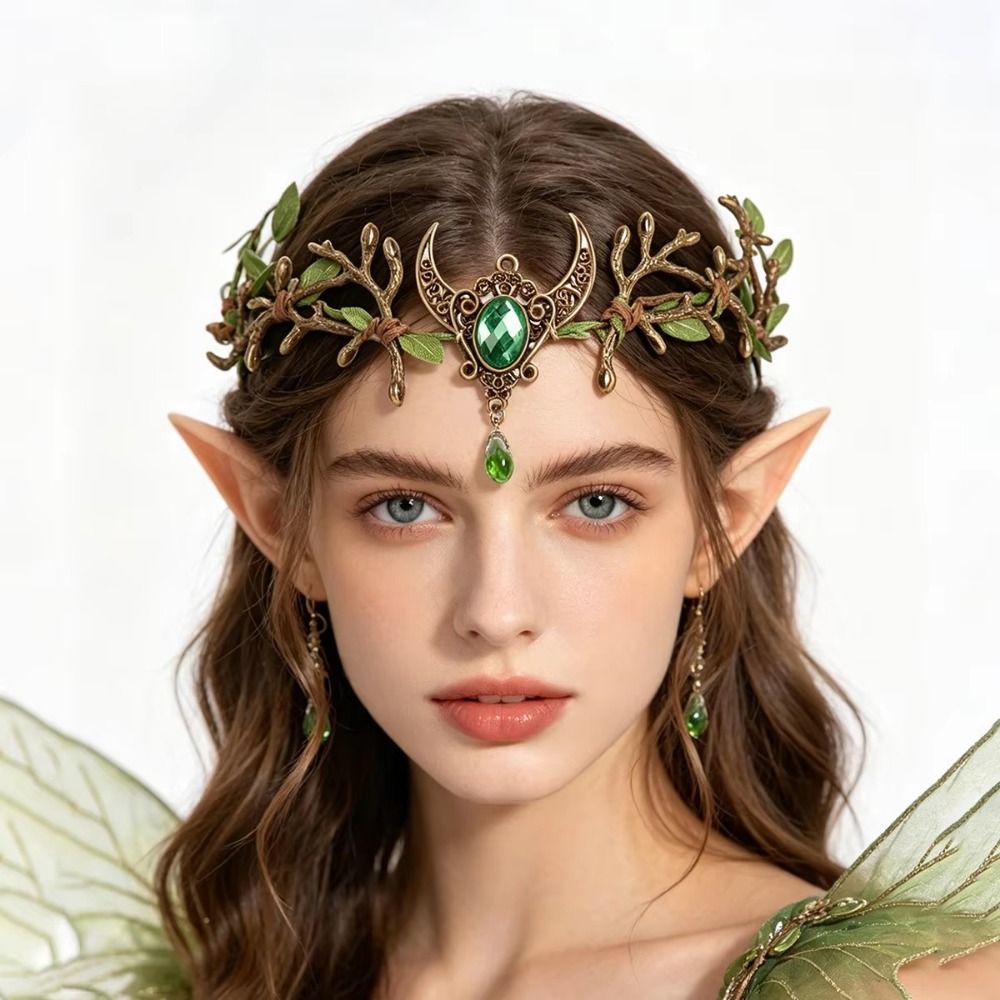 Jewelry Making Adults - تاج قزمي بتصميم الغابة، إكسسوار ملابس