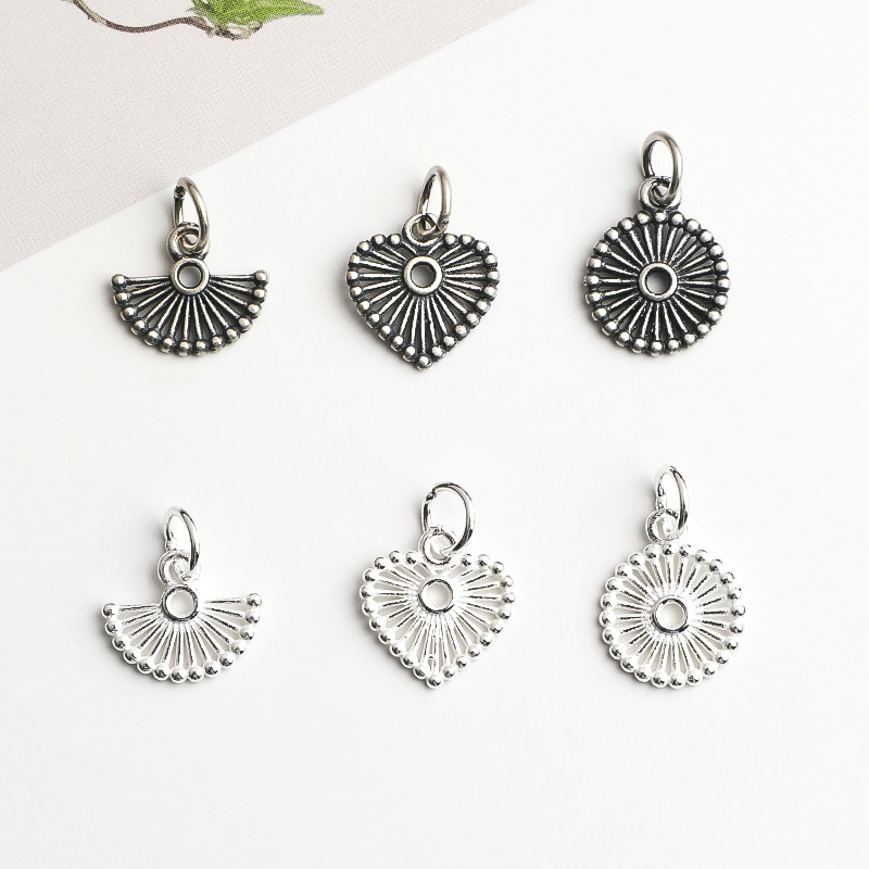 Jewelry Making In La - قلادة فضية عيار 925 بتصميم مجوف