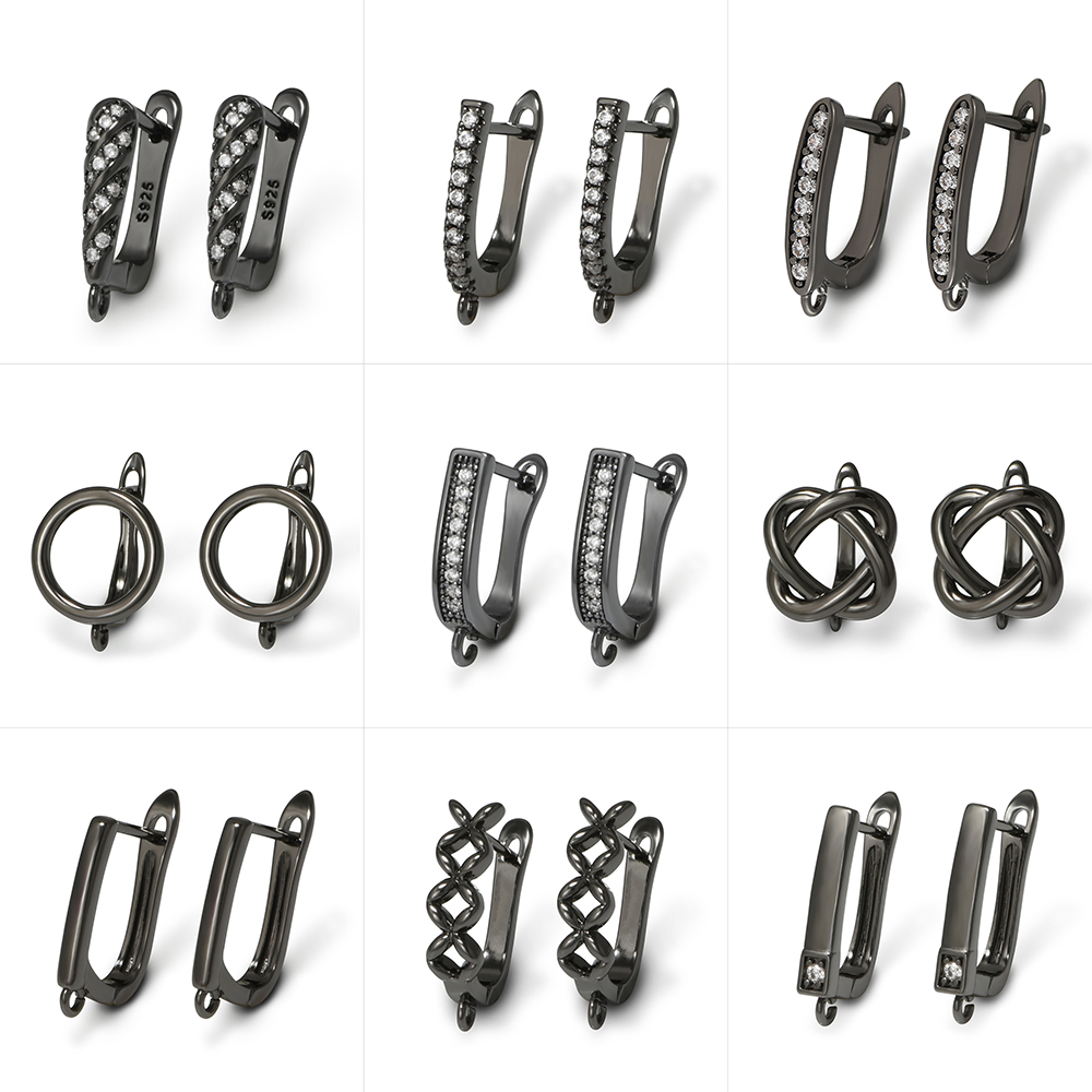 Jewelry Making Name - YANASI زوج واحد من خطافات الأقراط