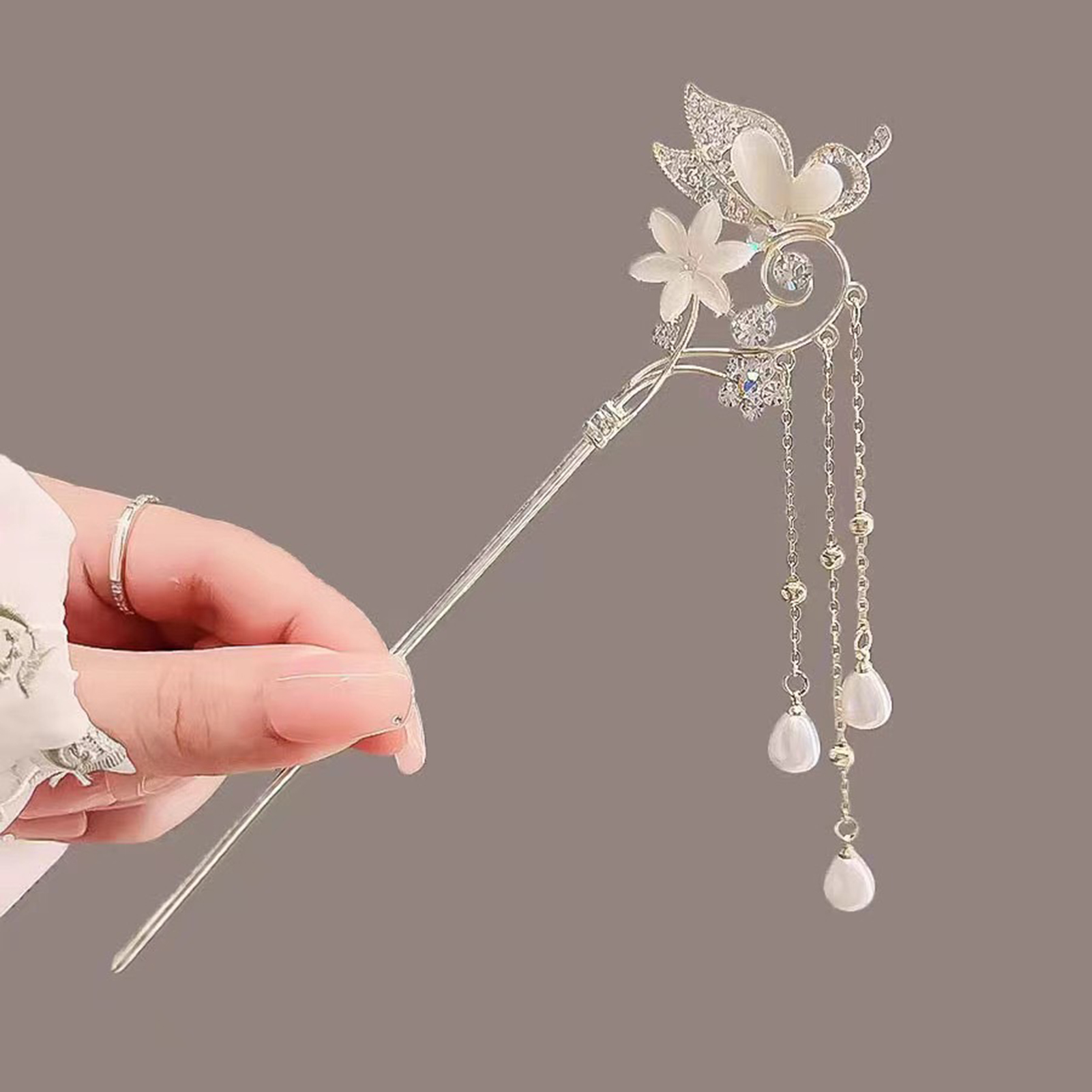 Jewelry Making Adults - دبوس شعر نسائي، مشبك شعر بتصميم