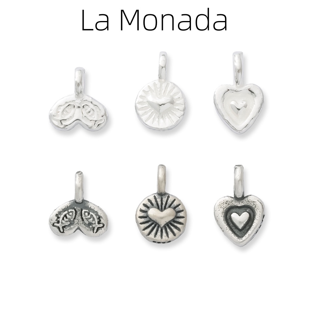 Jewelry Making In La - قلادات فضية صغيرة على شكل قلب