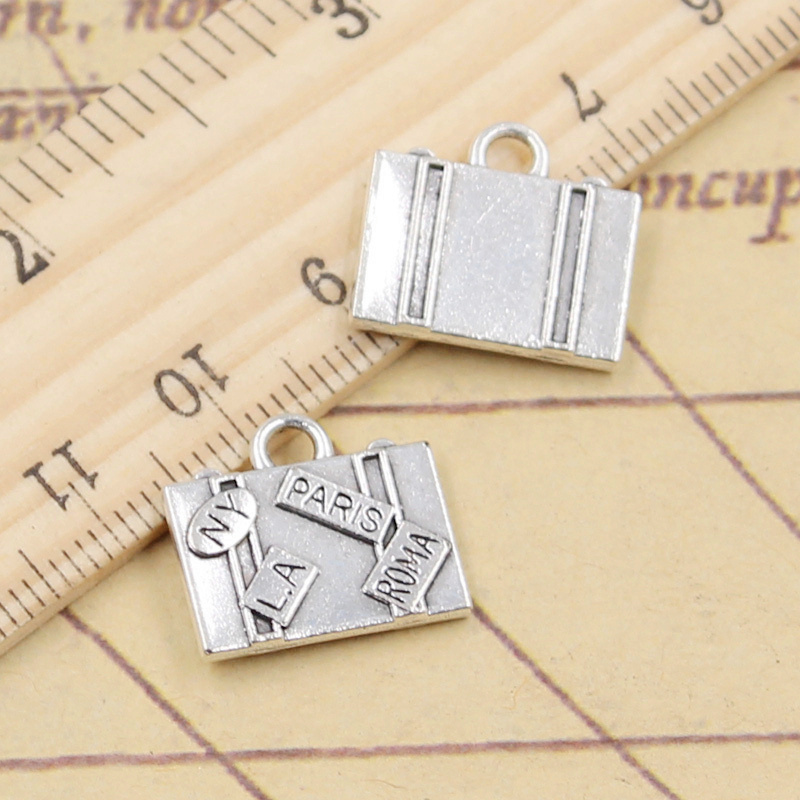 Jewelry Making In La - 10 قطعة Charms حقائب السفر نيويورك