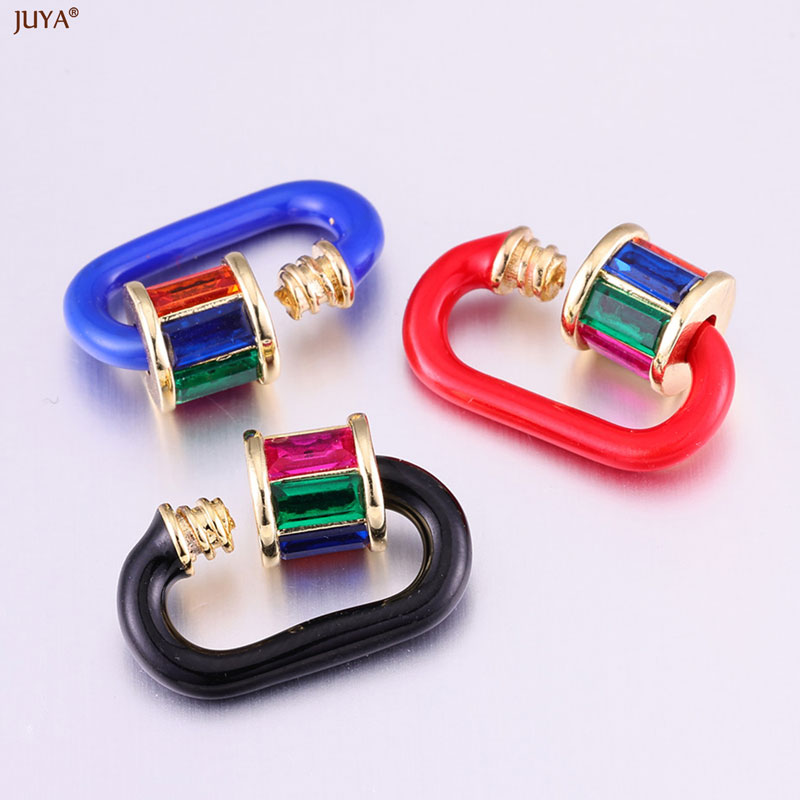 مشبك كاربينر من المينا الكريست - مراجعة Jewelry Making Name وسعره