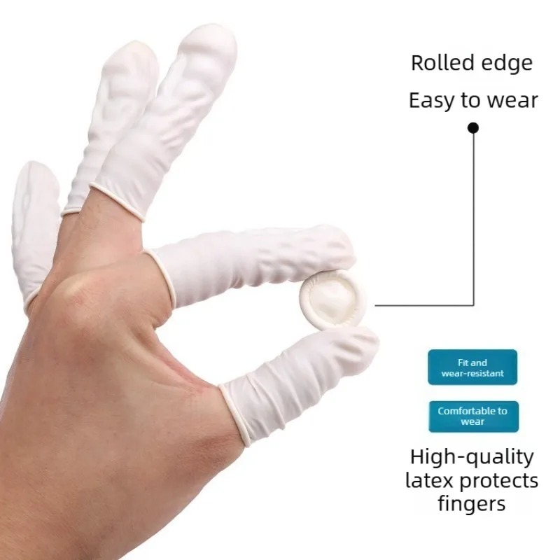 50/100 قطعة من أغطية الأصابع ا - مراجعة Jewelry Making Gloves وسعره