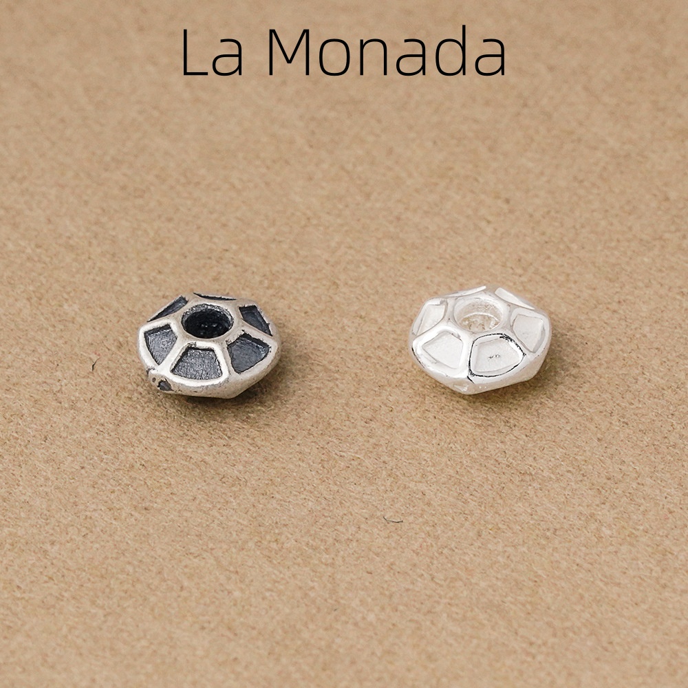 خرز فضة 925، خرز فاصل سداسي ال - مراجعة Jewelry Making In La وسعره