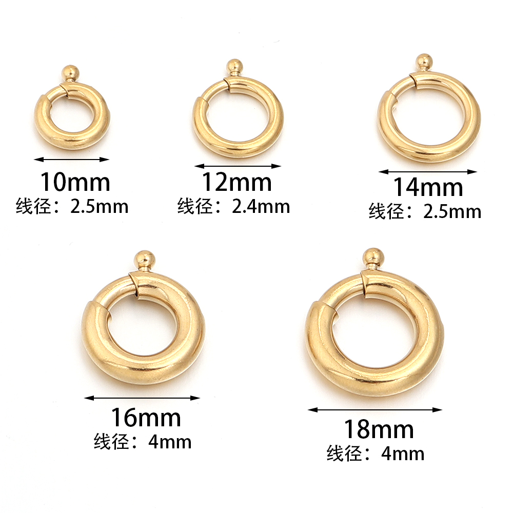 2 قطعة المشابك الربيعية الفولا - مراجعة Jewelry Making Rings وسعره