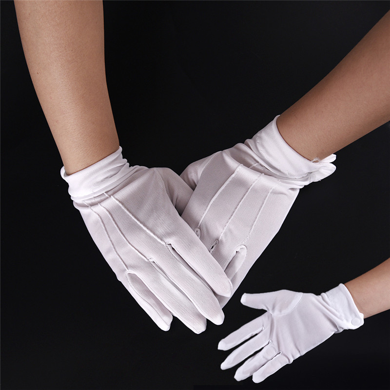 1 زوج الأبيض قفازات رسمية الرج - مراجعة Jewelry Making Gloves وسعره