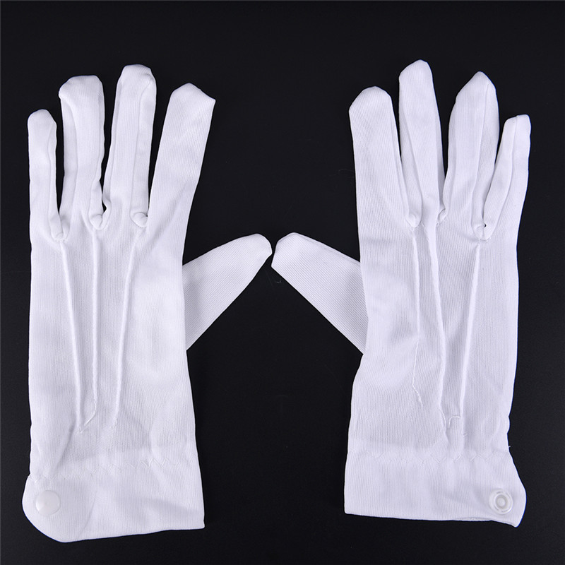 1 زوج الأبيض قفازات رسمية الرج - مراجعة Jewelry Making Gloves وسعره