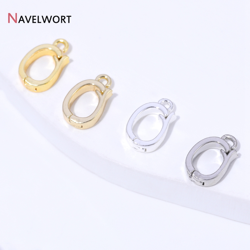 مشبك قلادة معدني مطلي بالذهب ع - مراجعة Jewelry Making Name وسعره