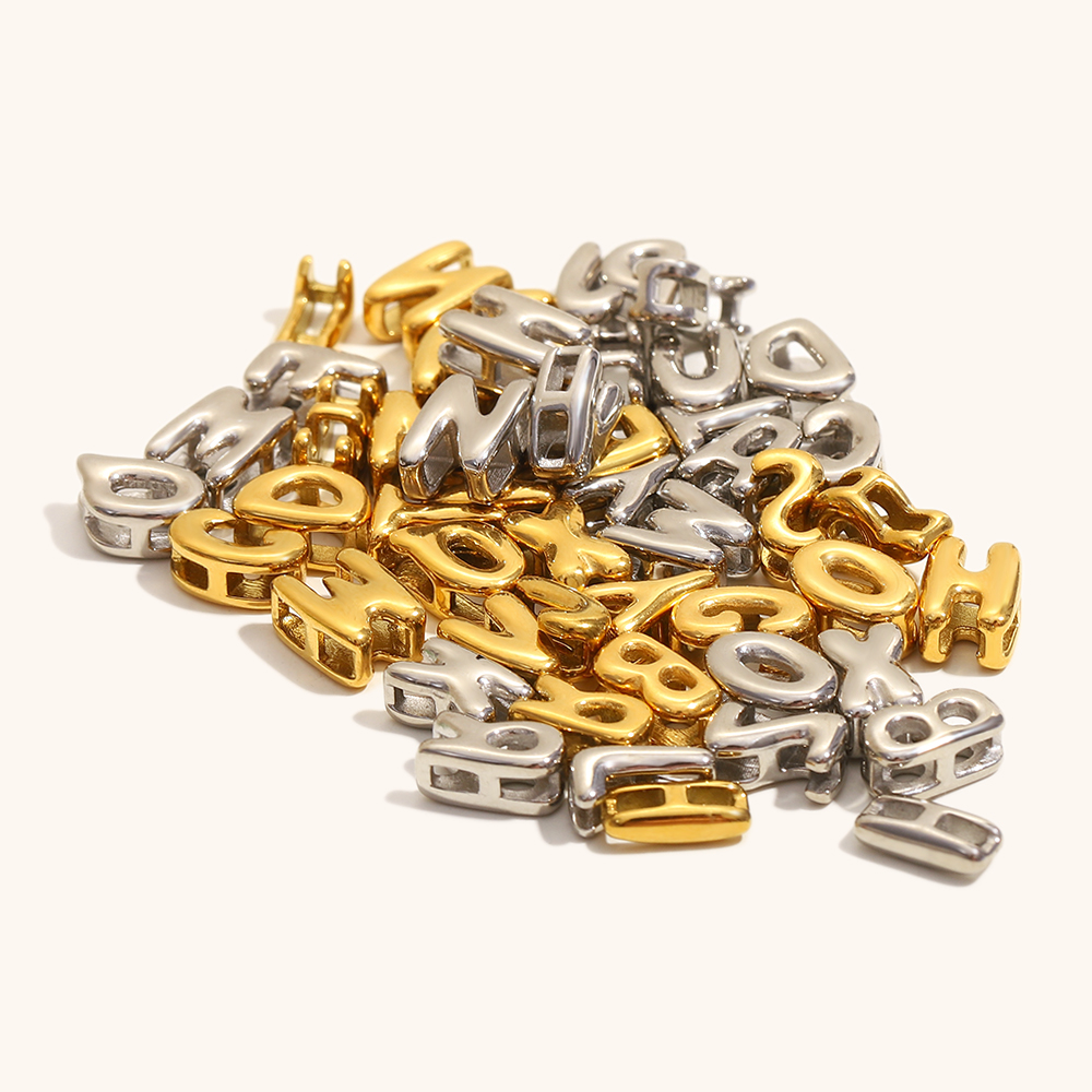 La.Muses 26 حرفًا مجوفًا من ال - مراجعة Jewelry Making In La وسعره