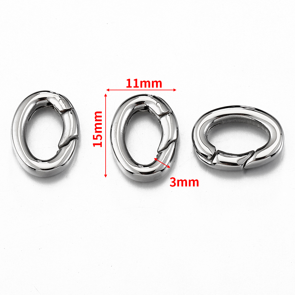 2 قطعة/1 قطعة الفولاذ المقاوم  - مراجعة Jewelry Making Rings وسعره