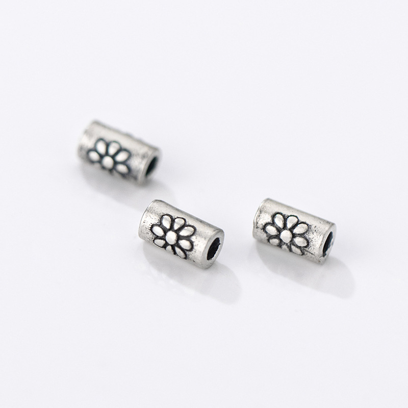 خرز فضي 925 على شكل زهرة الأقح - مراجعة Jewelry Making In La وسعره