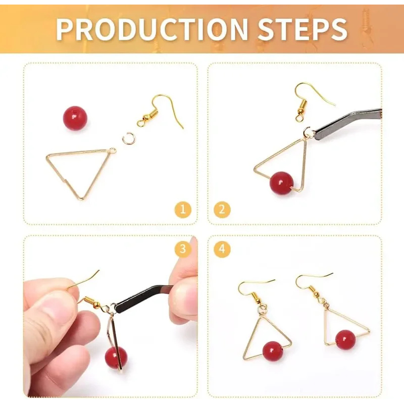 100/500 قطعة Findings بها بنفس - مراجعة Jewelry Making Name وسعره