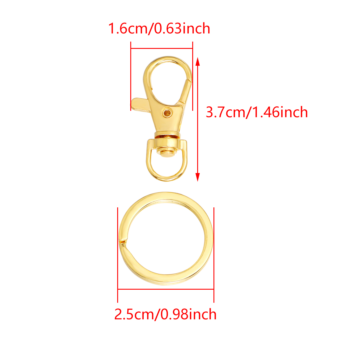 10 مجموعات من مشابك الأوزان ال - مراجعة Jewelry Making Rings وسعره